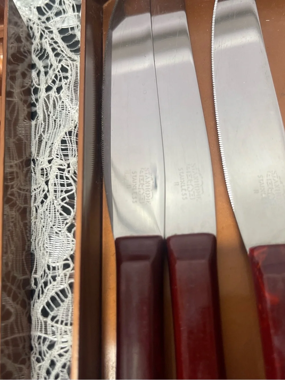 Vintage 1950s Stanhome MCM Picnic Basket Suitcase Set Plates Cups Knives Forks